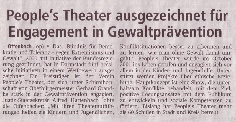 Offenbach Post vom 09.03.2005